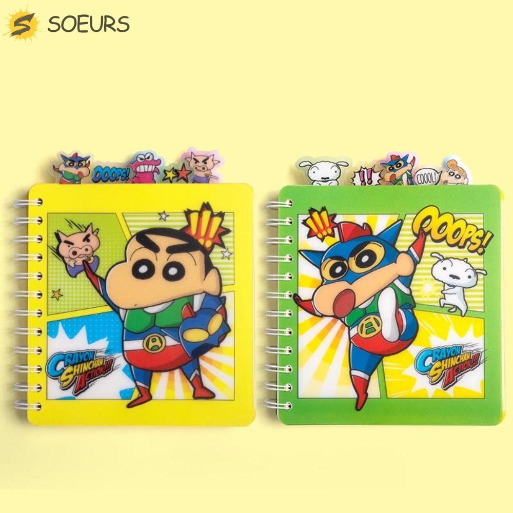 Soeurs Crayon Shin Chan Note Paper, Coil Multiduty Memo Reminder Paper ...