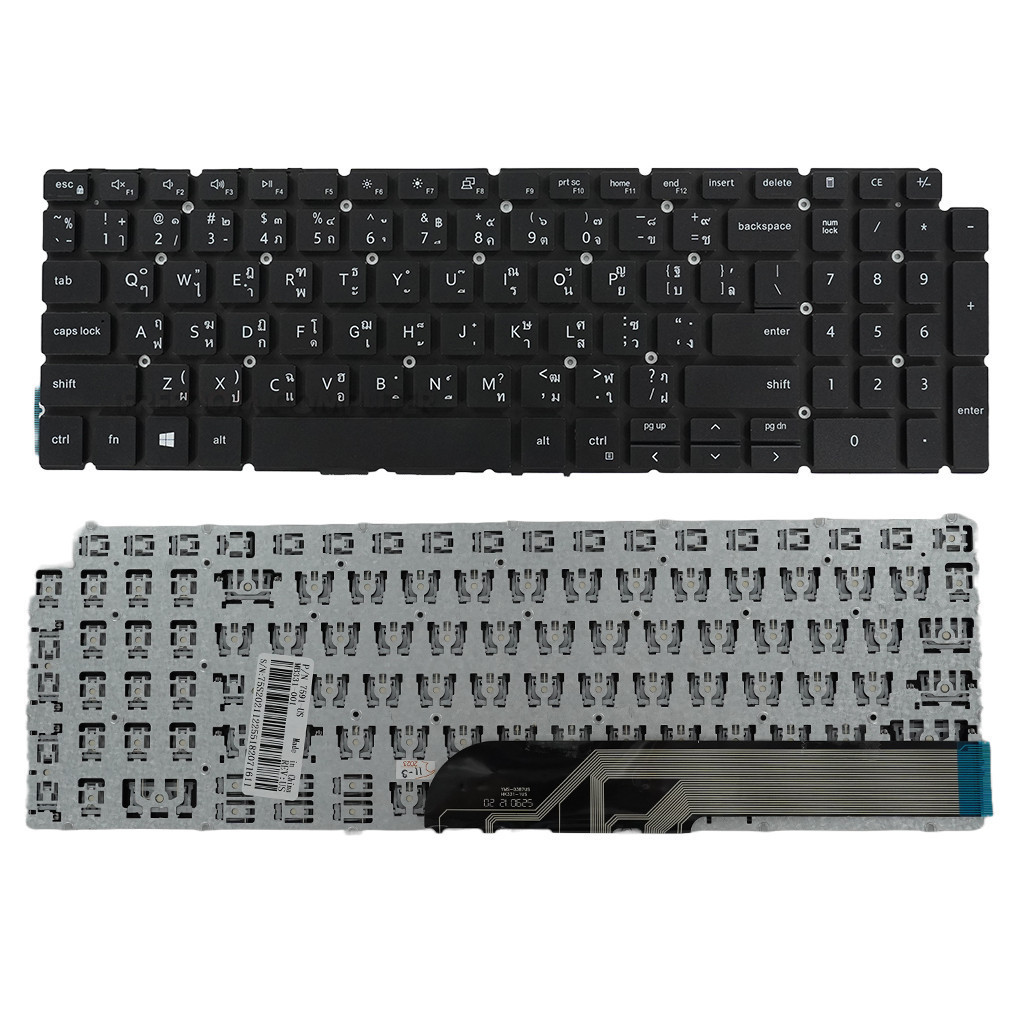 New Replacement Keyboard for DELL 7590 7591 7791 7591 2 in 1 Inspiron 5584 5590 5593 5594 5598 Backlit Silver New Replacement Keyboard for DELL 7590 7591 7791 7591 2 in 1 Inspiron 5584 5590 5593 5594 5598 Backlit Silver