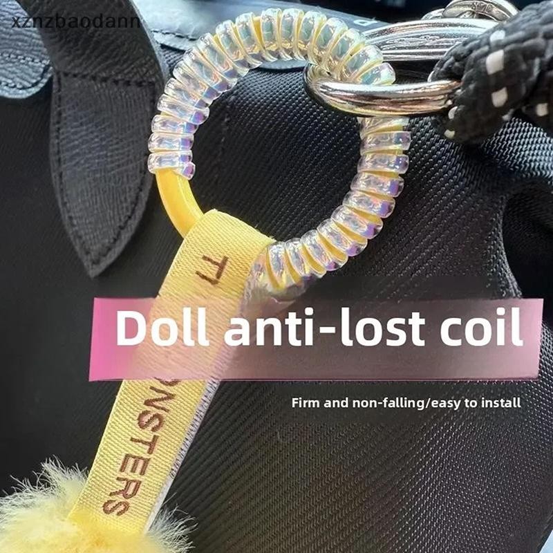 [XZNZVV] 2 ชิ้น Labu Anti Drop หัวเข็มขัดซิลิโคนเชือกพวงกุญแจแหวน ...