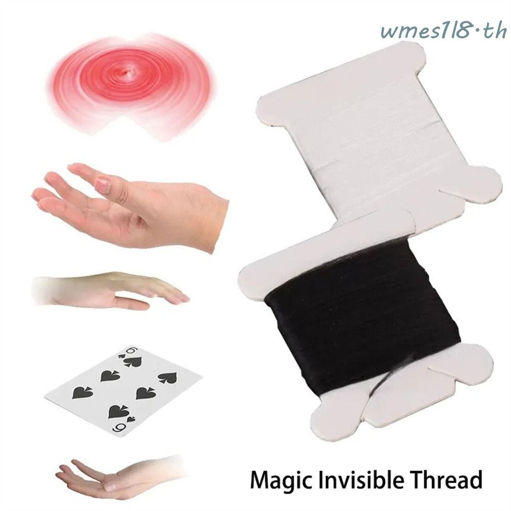 WMES1 ด้ายที่มองไม่เห็น Magic, Magic Props Self-Pumping ซ่อนม้วนด้าย ...