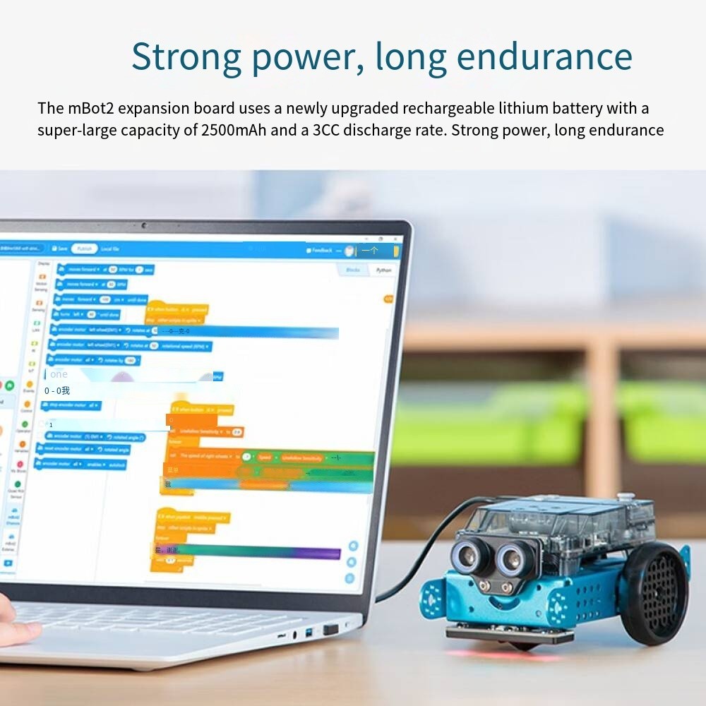 Makeblock mBot2 เด็กโปรแกรมหุ่นยนต์อัจฉริยะของเล่นรถ Python ของเล่น ...