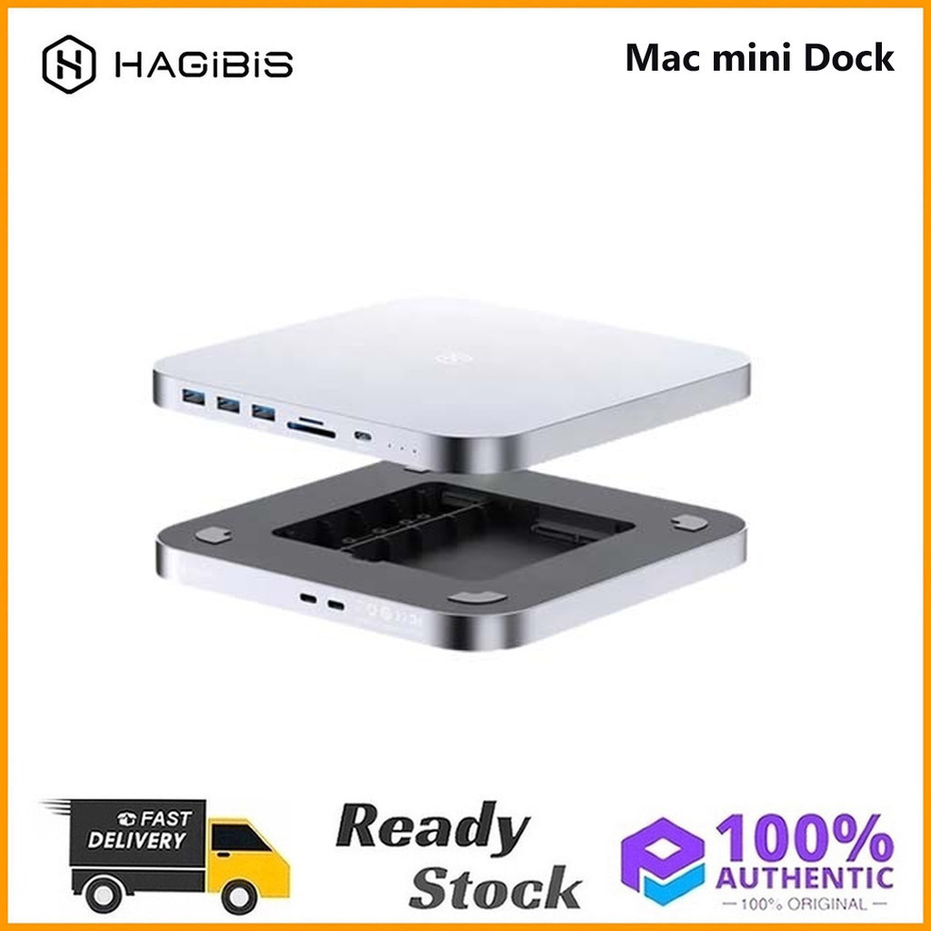 Mac mini Hagibis USB-C ハブ MC25 Pro Hagibis USB C Hub for Mac mini M1/M2 with HDD Enclosure 2.5
