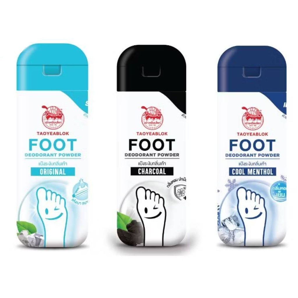 ♦️ของแท้·ส่งด่วน·ถูก♦️JT Taoyeablok Foot Deodorant Powder : เต่าเหยียบโลก แป้งทาระงับกลิ่นเท้า x 1 ชิ้น dayse