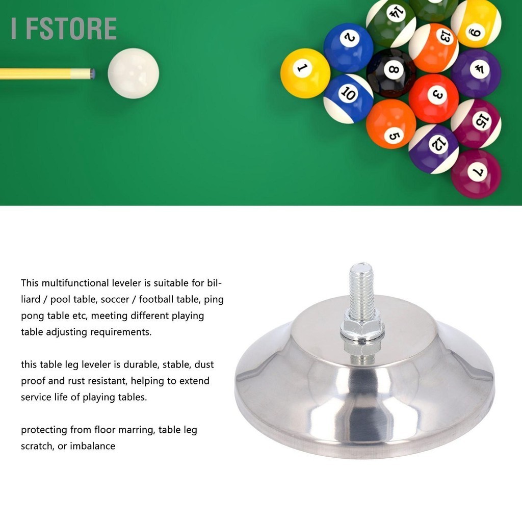 I Fstore 4 PCS บิลเลียดโต๊ะพูลขา Levelers 5 นิ้ว Heavy Duty Leveling ...