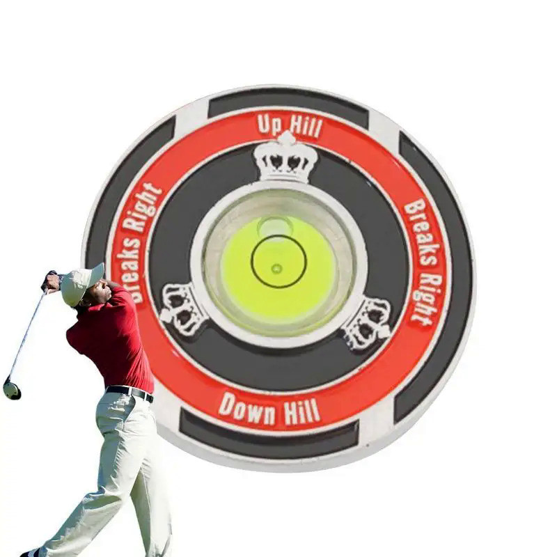 Golf Hat Clip Golf Ball Marker Green Reader High Precision Golf Slope