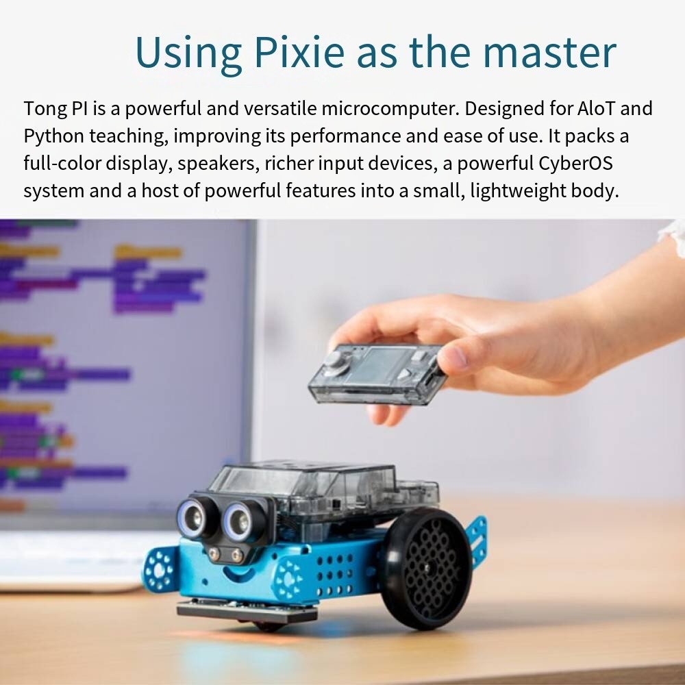 Makeblock mBot2 เด็กโปรแกรมหุ่นยนต์อัจฉริยะของเล่นรถ Python ของเล่น ...