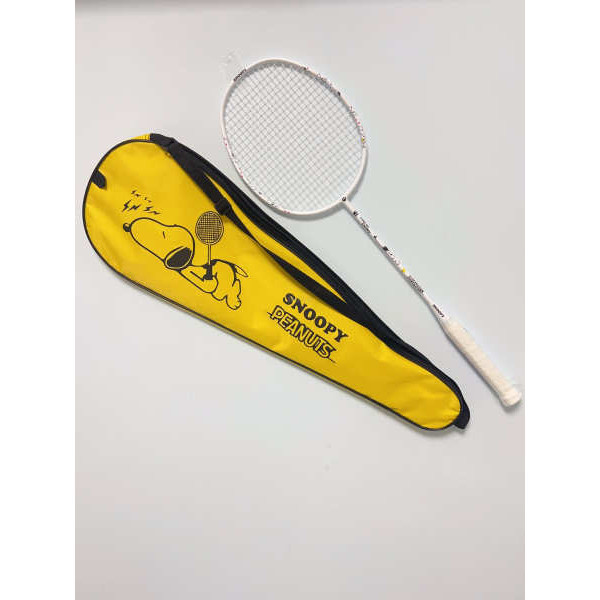 แบดมินตัน Snoopy ไม้แบดมินตันคาร์บอนไฟเบอร์ 4U Pull Line Junior Pro-Am ...