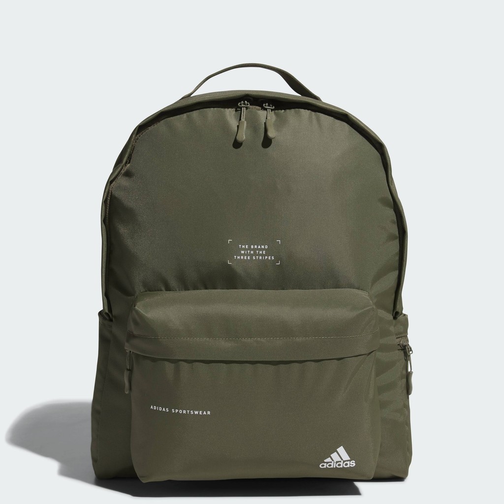 adidas Lifestyle Must Haves Backpack Unisex Green IS9825 | Shopee Thailand