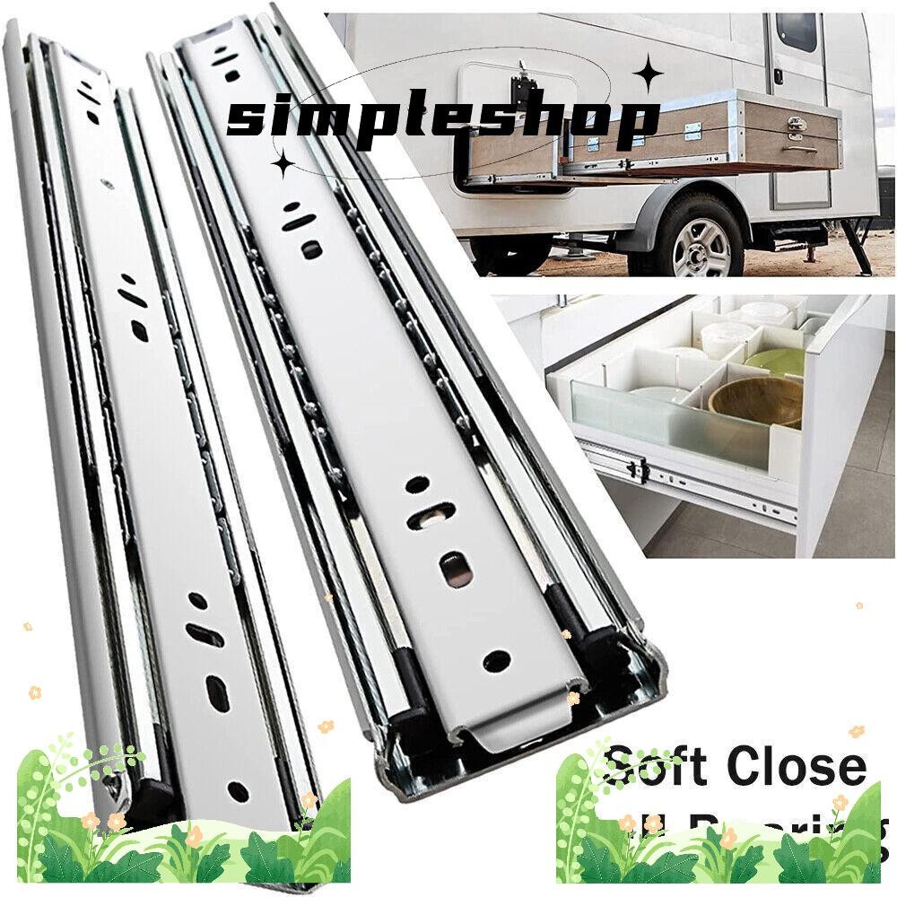 Simple 2 ชิ้น Draw Slideway, Heavy Duty สามส่วนลิ้นชัก Runners ...