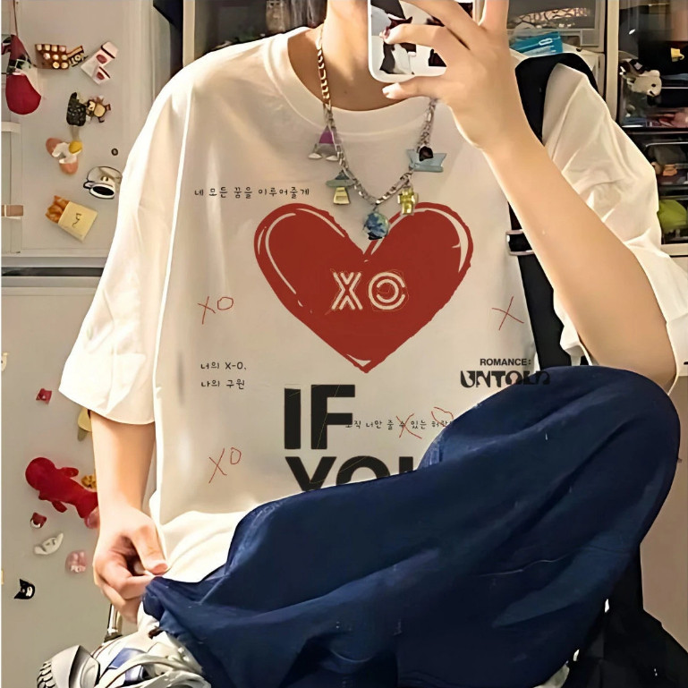 ใหม่ Enhypen XO Tshirt Enhypen Merch If You Say เสื้อ Engene Heeseung ...