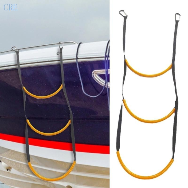 Cre Boats Ladder Marine Rope Ladder Assist Boarding Rope Ladder 3 Step ...