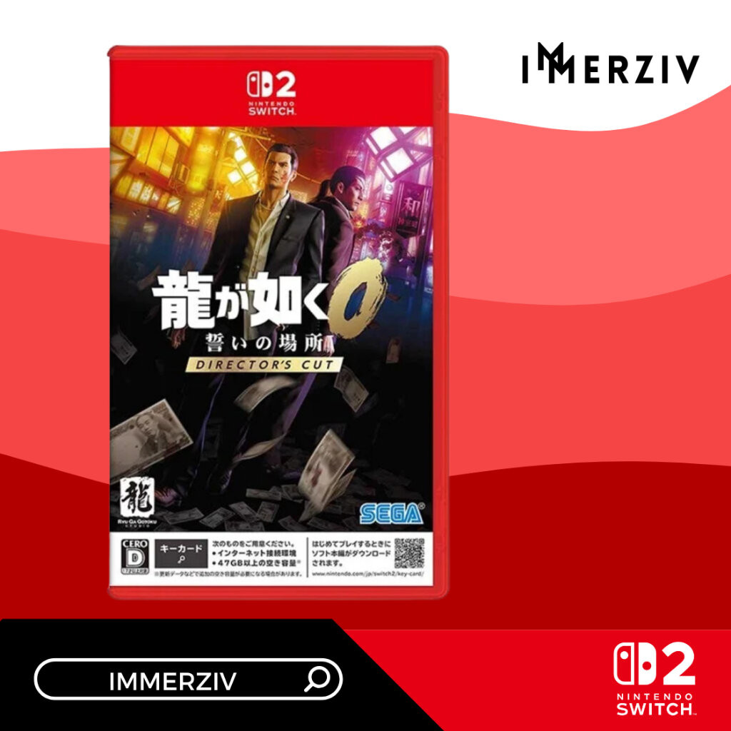 (พร้อมส่ง) SWITCH-2 YAKUZA 0 DIRECTOR'S CUT (GAME KEYCARD) (R2/JP) (ENG ...