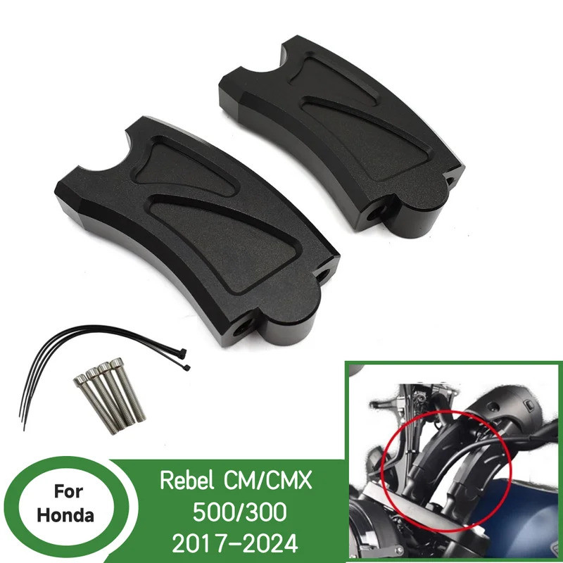 CMX500 CMX300 Handlebar Riser Clamp ขยายสําหรับ Honda Rebel CMX 300 500 ...