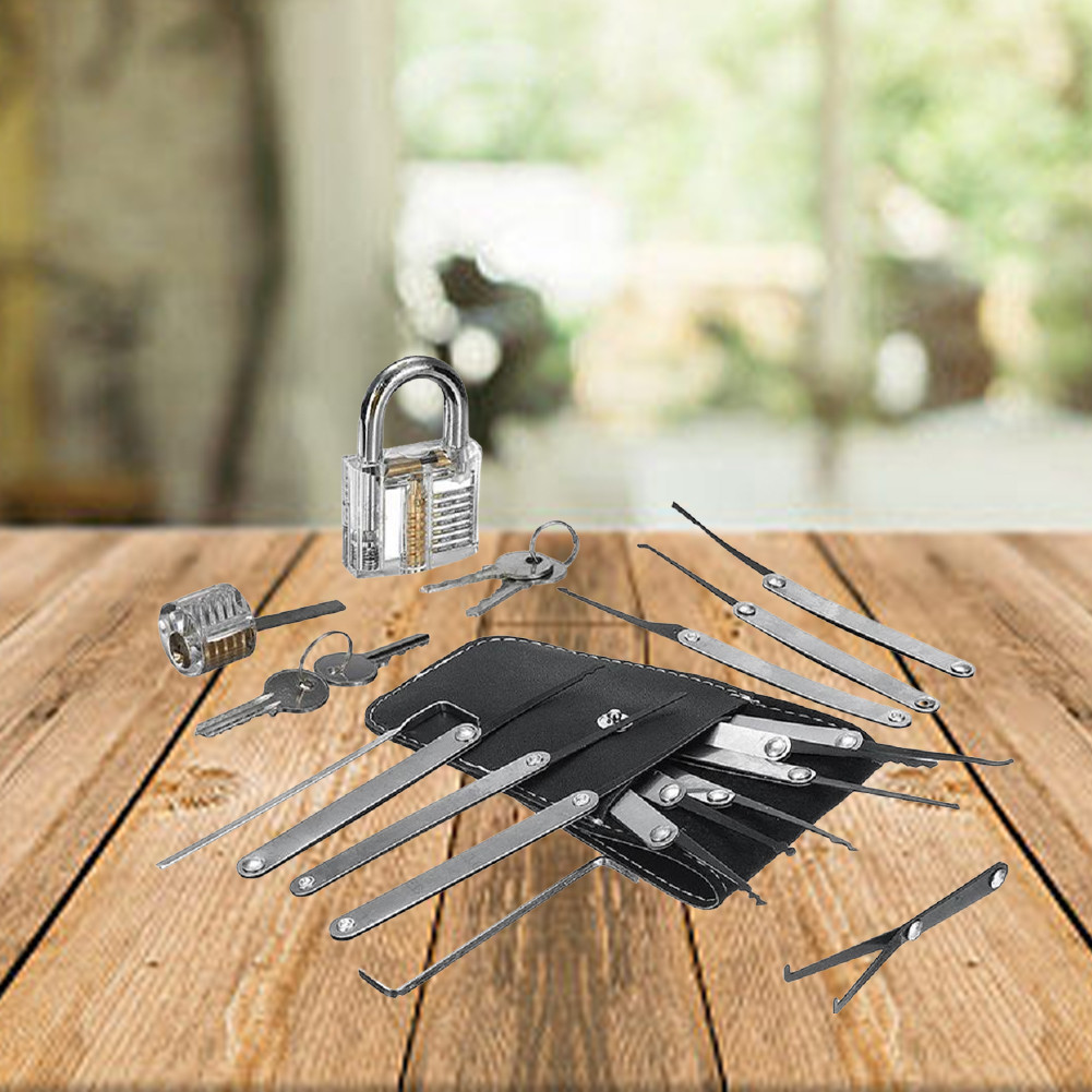 ปลดล็อค LockPractice Lock Pick Set Key Extractor Padlock Lockpick Tool ...