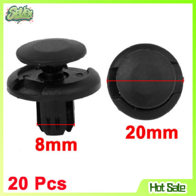 Purchase 50x Honda Bumper Clips Fender Retainer Hood Moulding Side Garnish Grill Fastener In - Foto 6