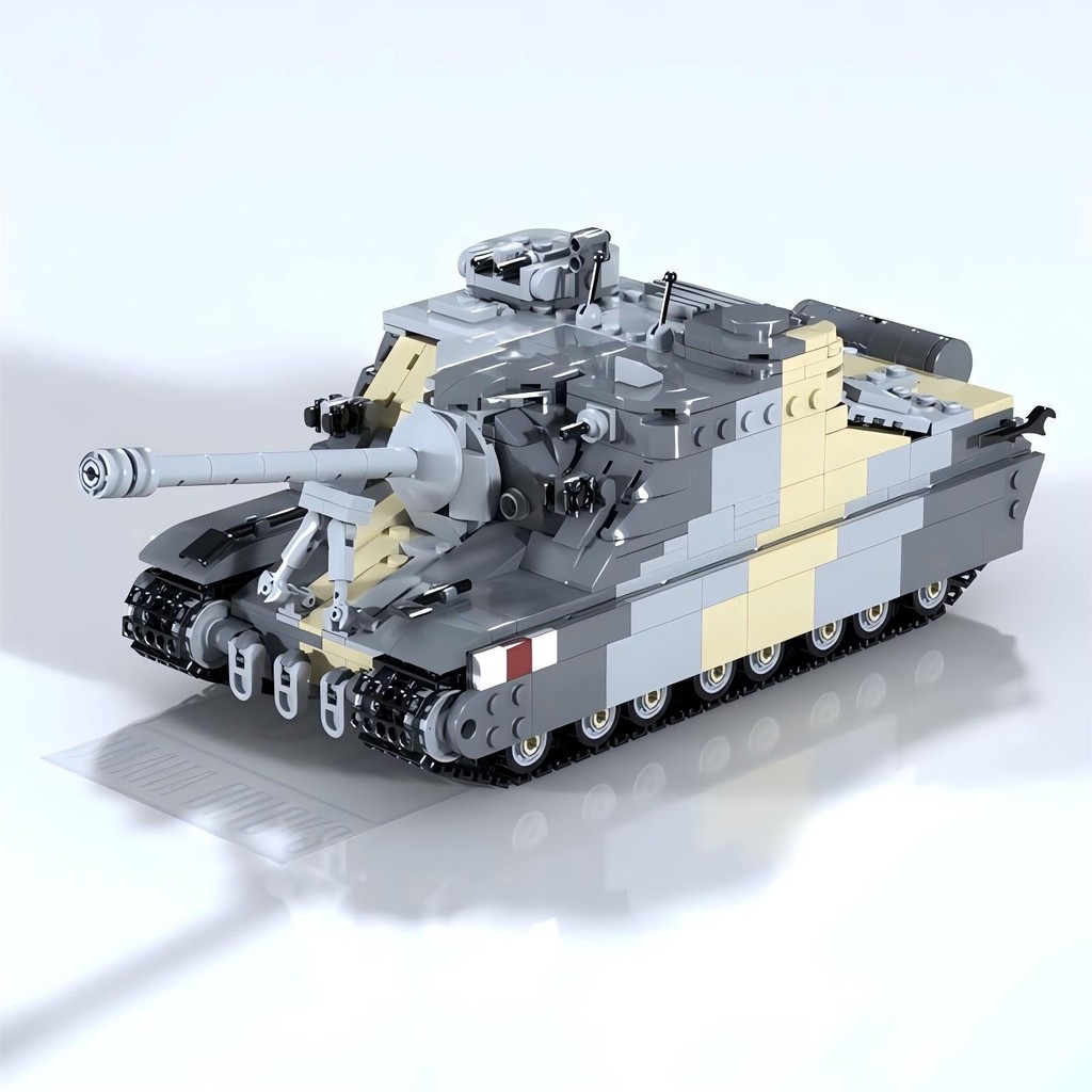 Moc Building Blocks World War II British A39 Earth Turtle Heavy Tank ...