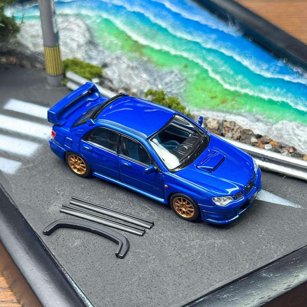 Furuya 1/64 Subaru Impreza WRX STi IX รถรุ่น Diecast รถของเล่นคอลเลกชัน ...
