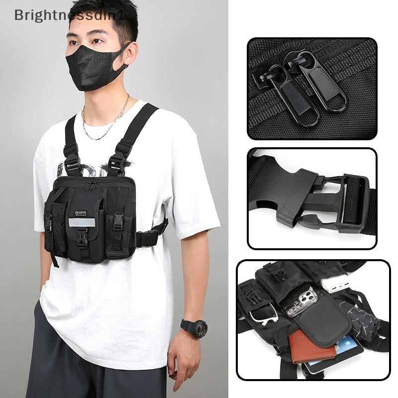 [Brightnessdin] การออกแบบสะท้อนแสง Chest Rig Bag กระเป๋าทนต่อการสึกหรอ ...