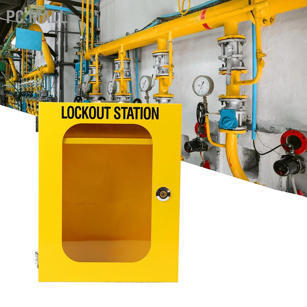 PC Mall Lockout Tagout Station การก่อสร้างเหล็กติดผนังตู้ LOTO สำหรับ ...