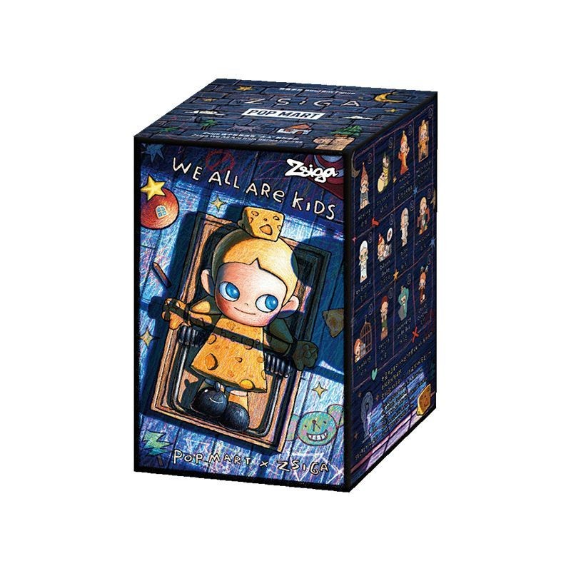 Popmart ของแท้ Zsiga ไม่มีผู้ใหญ่ในโลกนี้ซีรีส์ป๊อปของเล่น Popmart ของแท้ Zsiga ไม่มีผู้ใหญ่ในโลกนี้ซีรีส์ป๊อปของเล่น