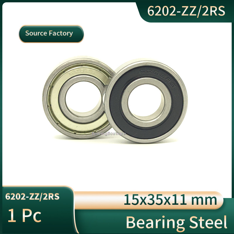 A ABSOPRO 6202ZZ Groove Ball Bearing 15x35x11mm Double