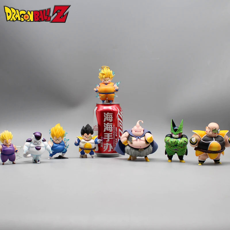 Dragon Ball Z Anime Figure Q Ver Fat Vegeta Frieza Kawaii Gohan Goku ...