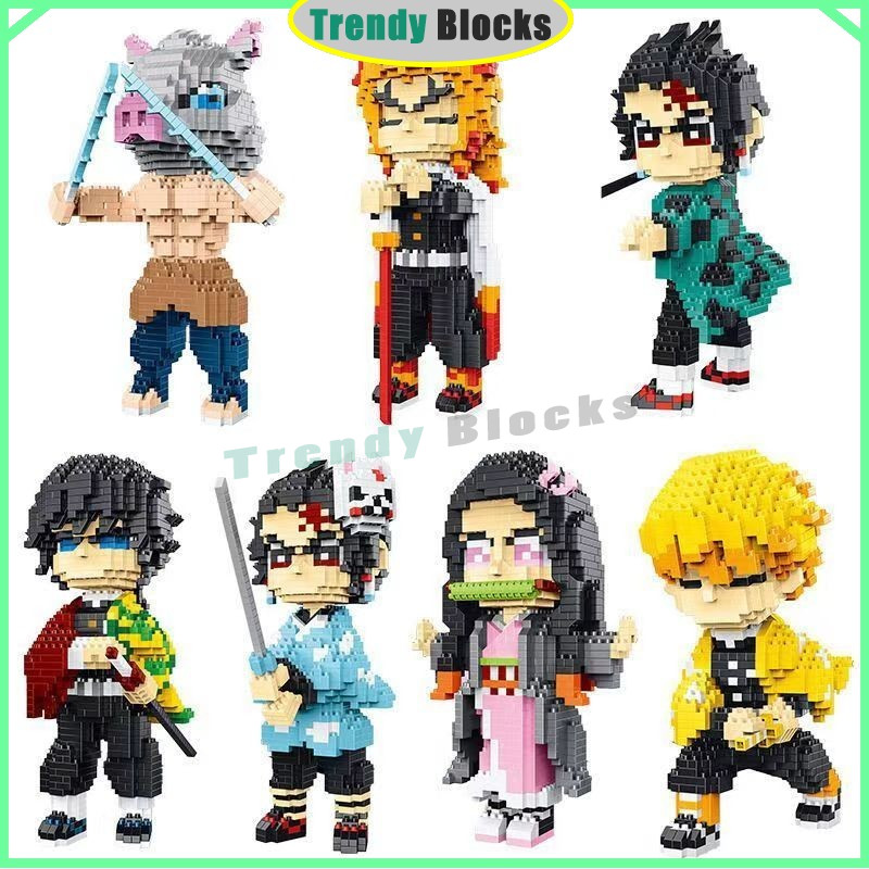 Demon Slayer Kamado Tanjirou Rengoku Kyoujurou Kamado Nezuko Building ...