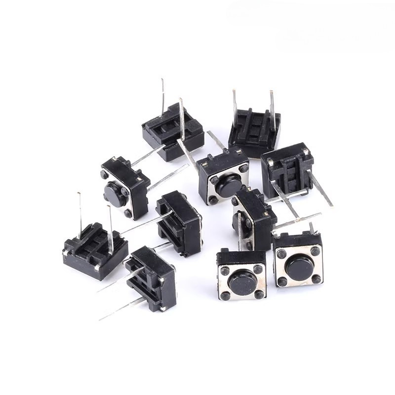50PCS Tactile Push Button Switch 6X6X 4.3/5/6/7MM 2PIN Micro Switch 6*6 ...