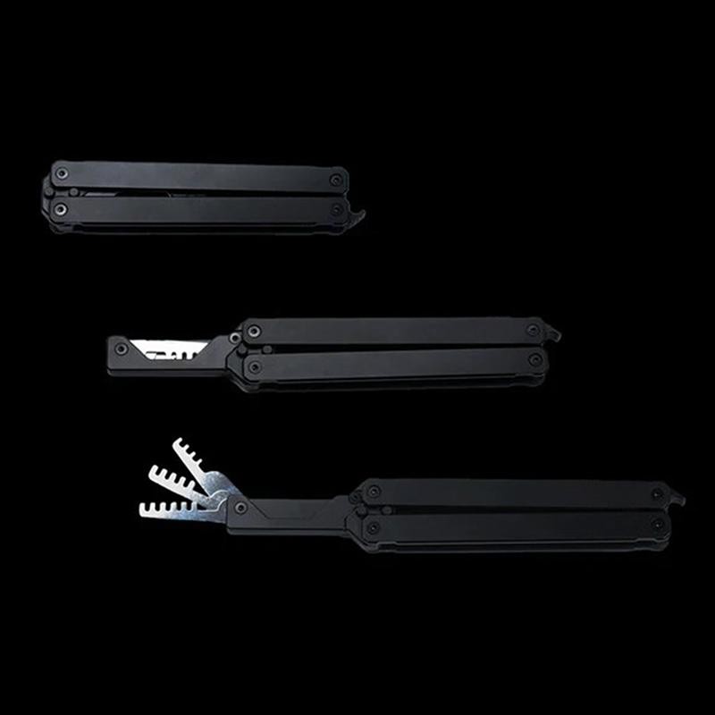 ใหม่ Multi-Tool Quick Flip Grav Pick สแตนเลสทนทานประตูเปิดคีย์ Hands-on ...