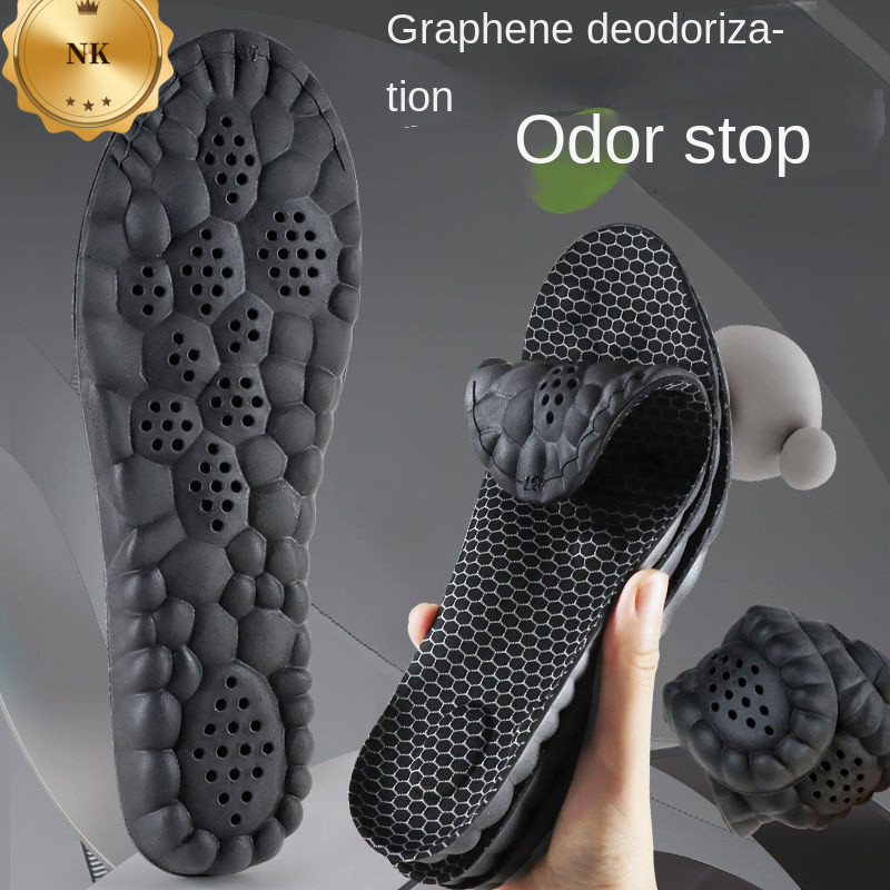 [NK] 1 คู่ Easy Soft Insoles สําหรับผู้ชาย safety Shoe Insoles Graphene ...