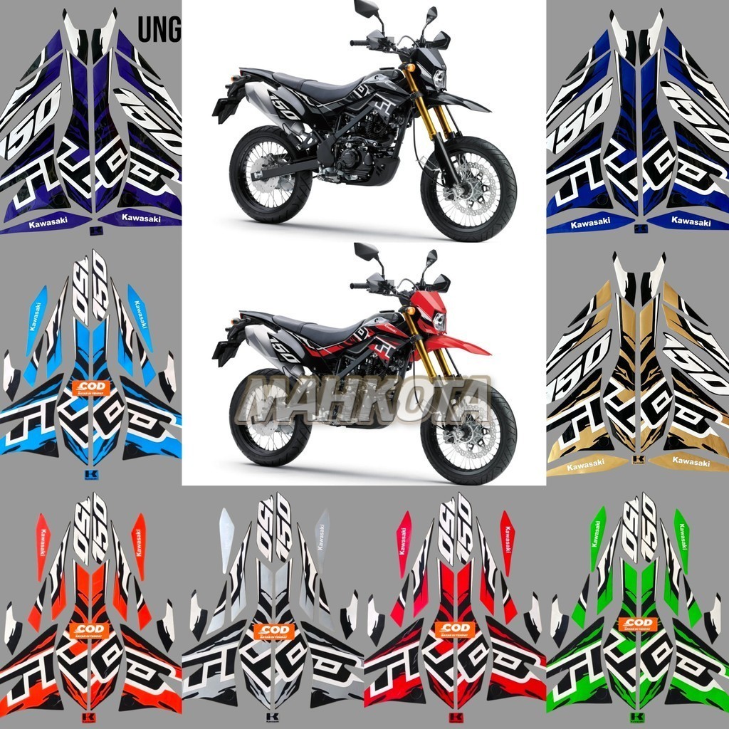 สติ๊กเกอร์ Kawasaki D-Tracker Dtracker Striping 2020 2021 2022 Se ...