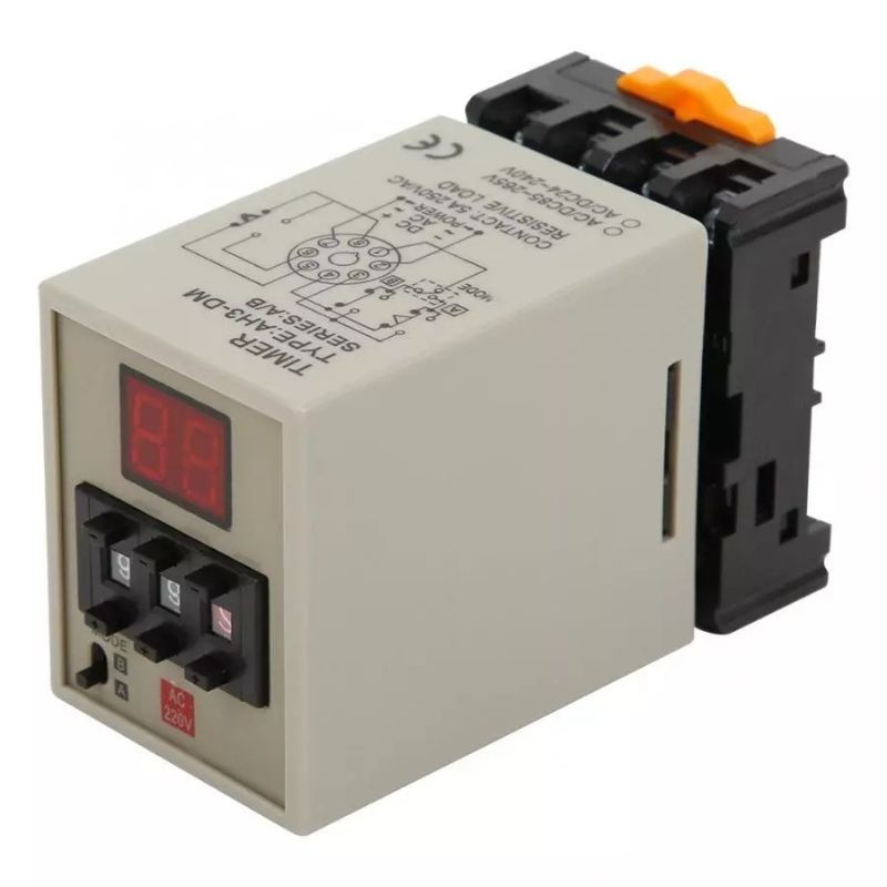 Digital Timer ch3 ch3-ab จอแสดงผล A/B Dual โหมดฐานความแม่นยำสูง AC220V ...