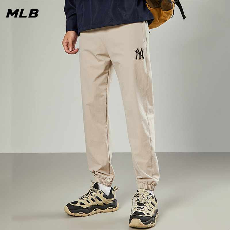 ปักโลโก้ MLB NY Original Stretch Pants กางเกง Unisex กางเกงลําลอง ...