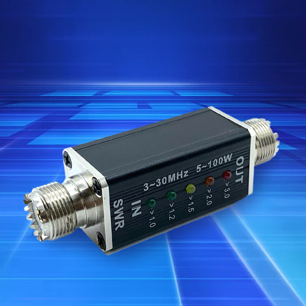 Mini SWR Meter 3-30MHz ความถี่ยืน Wave Meter สูงสุด 100W คลื่นสั้นยืน ...