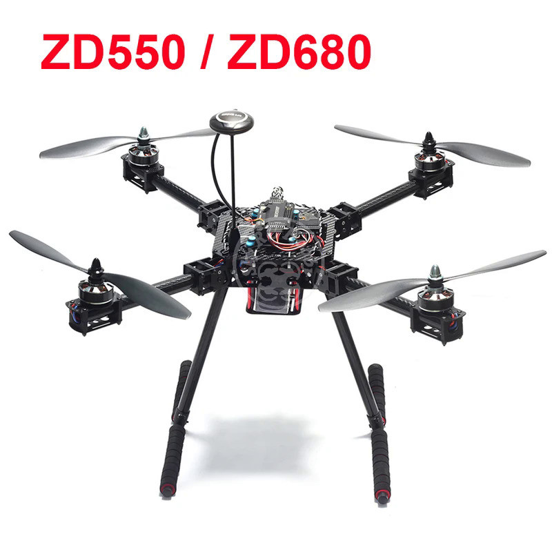 Sk ZD550 550 มม./ZD680 680 มม.คาร์บอนไฟเบอร์ร่มพับFPV Quadcopterชุดเฟรม ...