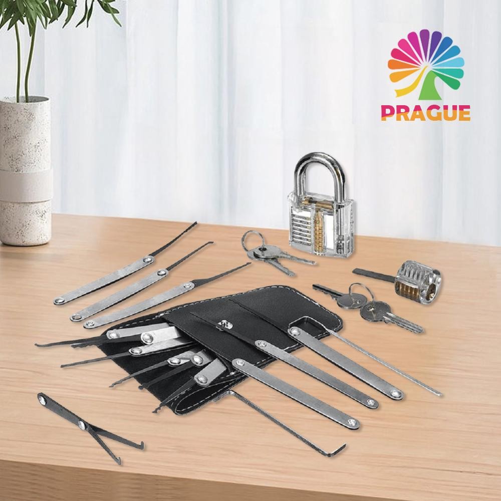 ปลดล็อค LockPractice Lock Pick Set Key Extractor Padlock Lockpick Tool ...