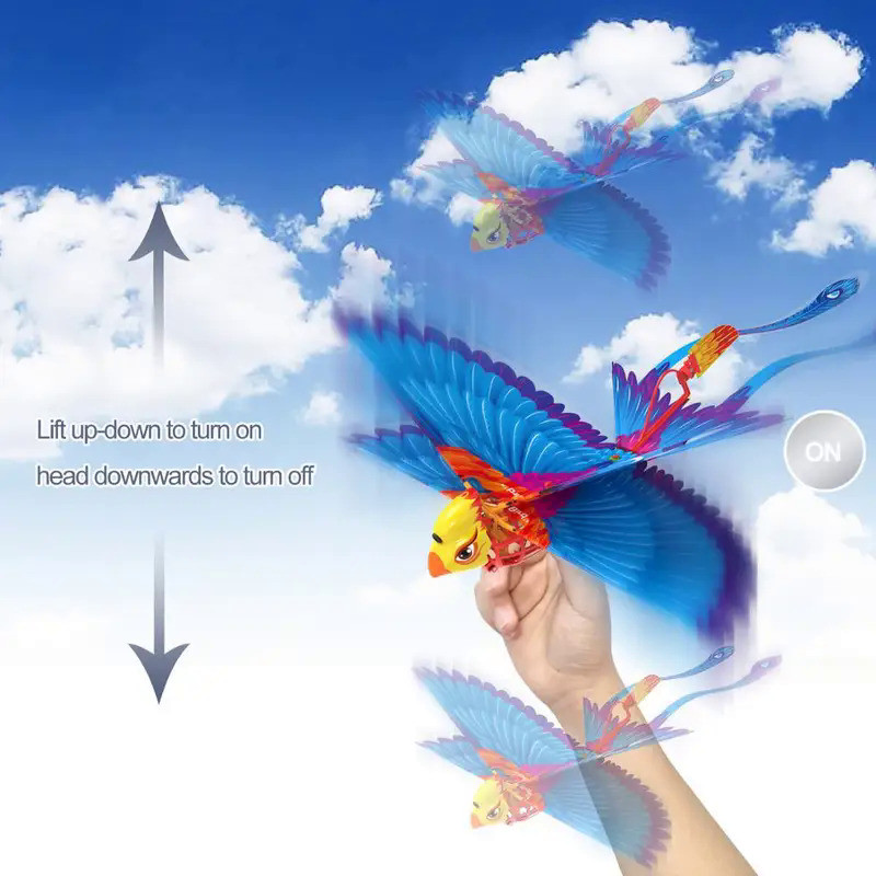 Go Go Bird Remote Control Flying Toy Mini RC Helicopter Drone-Tech Toys ...