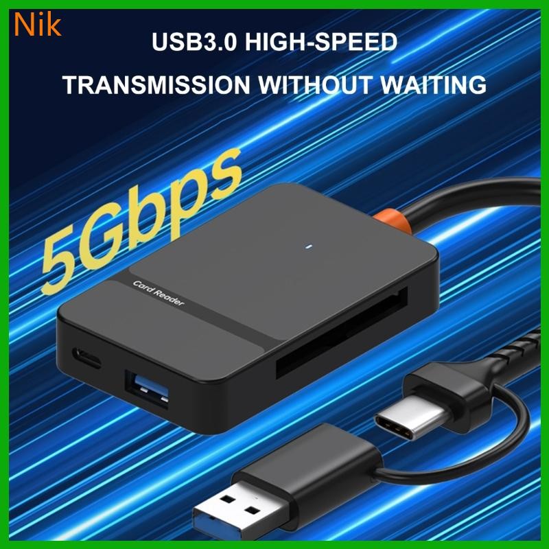 บ.ลก.ท.ศ. Fast Speed OTG Card Reader 8 in 1 Design with USB A และ C ...