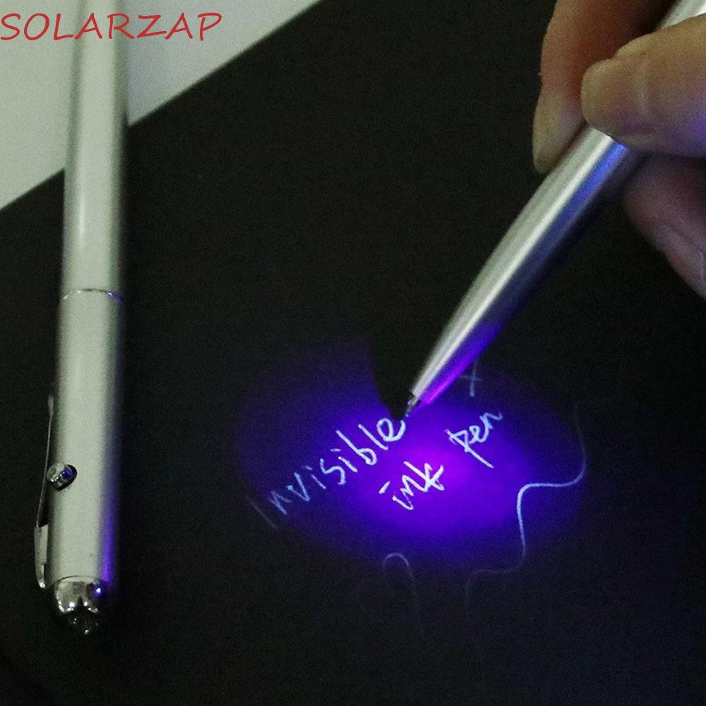 SOLARZAP UV Light Pen วัสดุพลาสติกสร้างสรรค์โรงเรียนความแปลกใหม่ Silver ...