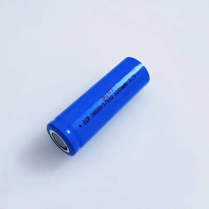 3.7V 16500 lithium ion rechargeable battery 1200mAh 17500 li-ion cell ...