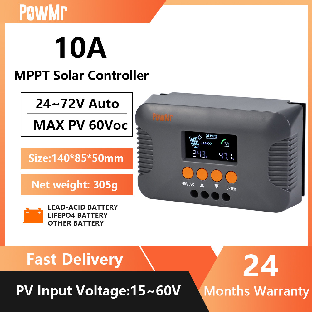 Boost-MPPT-Solarladeregler 10A 24–72V – Mit Üb Produktbild-Vorschau 2
