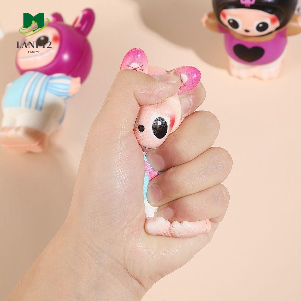 Alanfy Labubu Squeeze ของเล่น,การ์ตูนนุ่ม Labubu ช้า Rebound ของเล่น ...