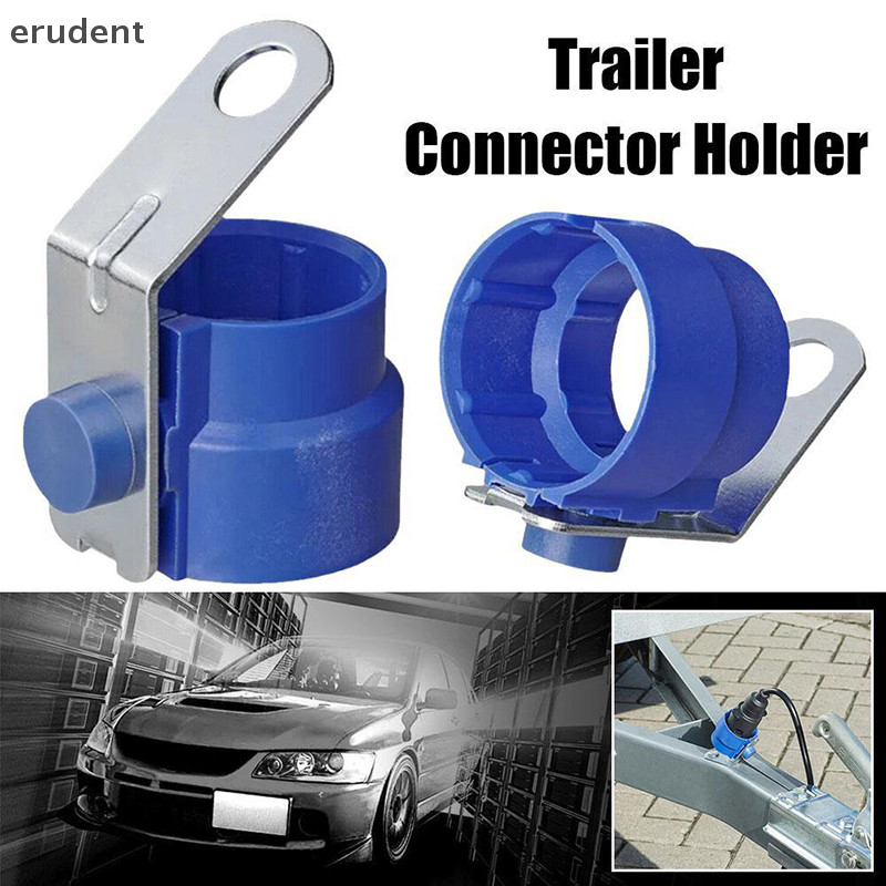 Erudent Round Trailer Plug Holder ABS Fixed Trailer Connector 7 /13 Pin ...