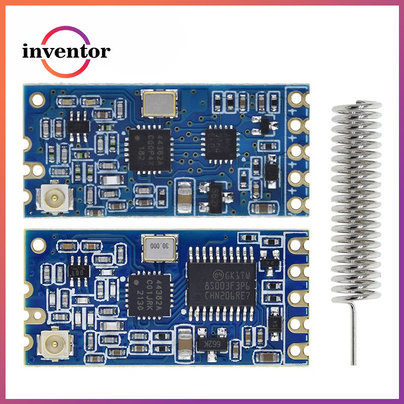 433mhz HC-12 SI4463/4438 โมดูลพอร์ตอนุกรมไร้สาย 1000m เปลี่ยนบลูทูธใหม่ ...