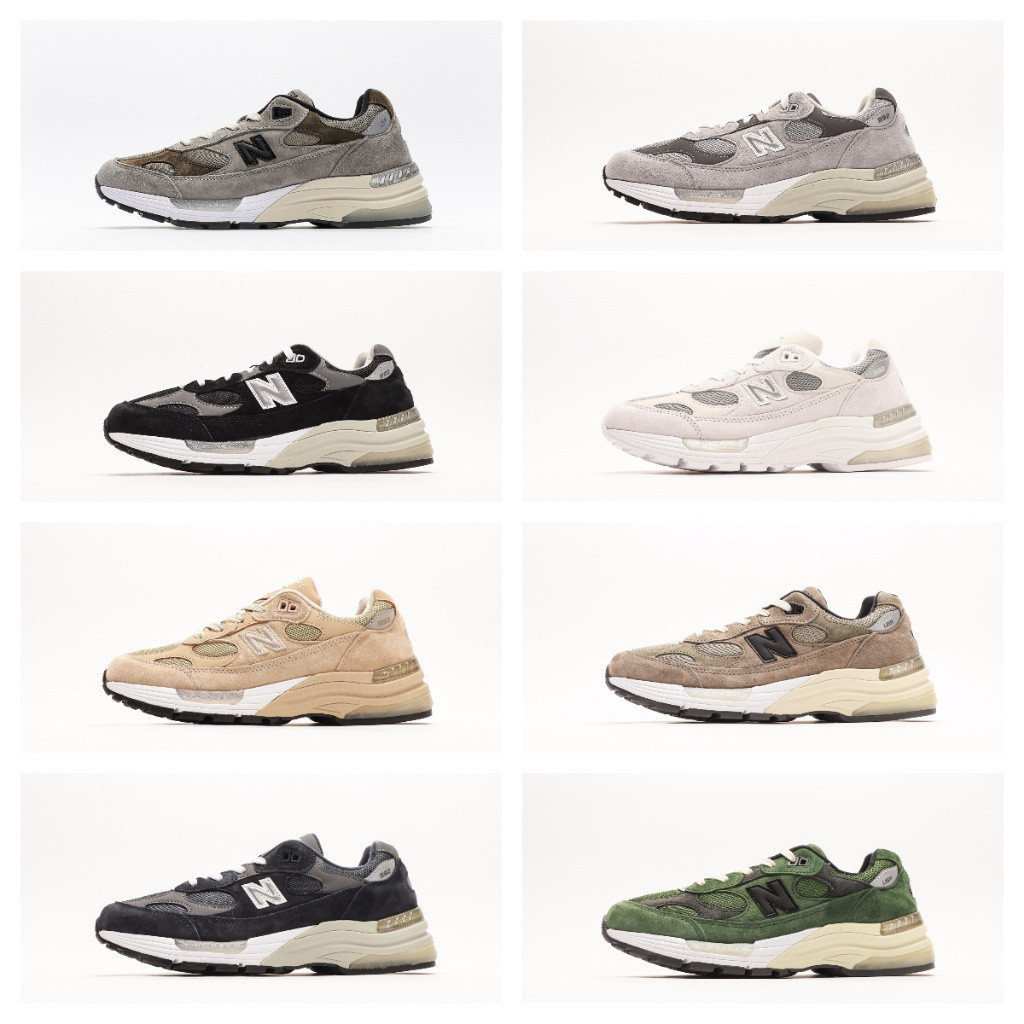 New Balance NB 992 Classic Retro Beige ผู้ชายผู้หญิงรองเท้ากีฬากลางแจ้ง ...