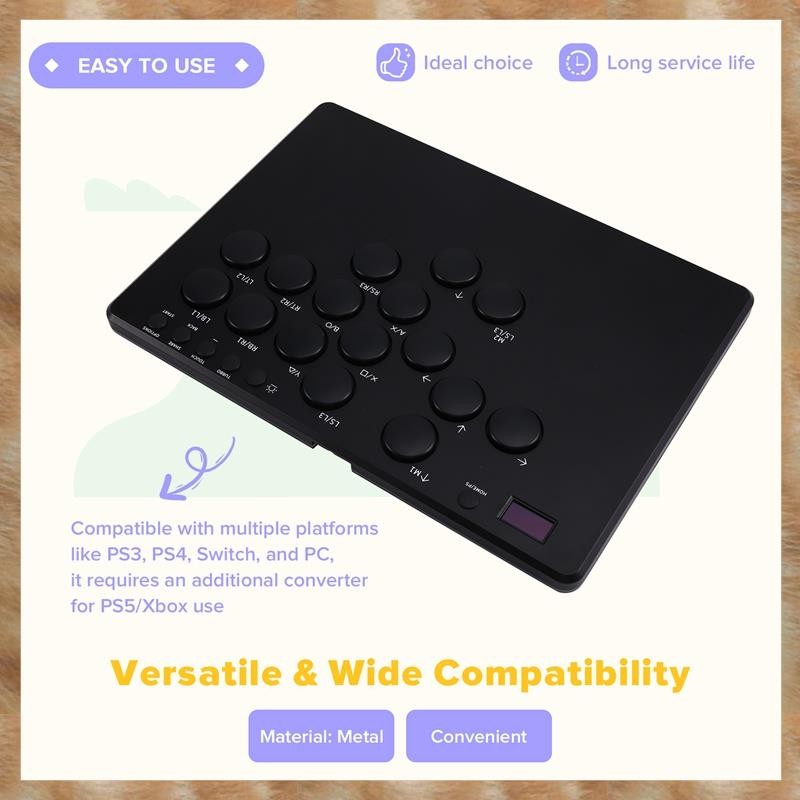 [KYG] คีย์บอร์ดสไตล์ RGB Light Shaker 14-Key 6 คีย์บอร์ดต่อสู้ ...
