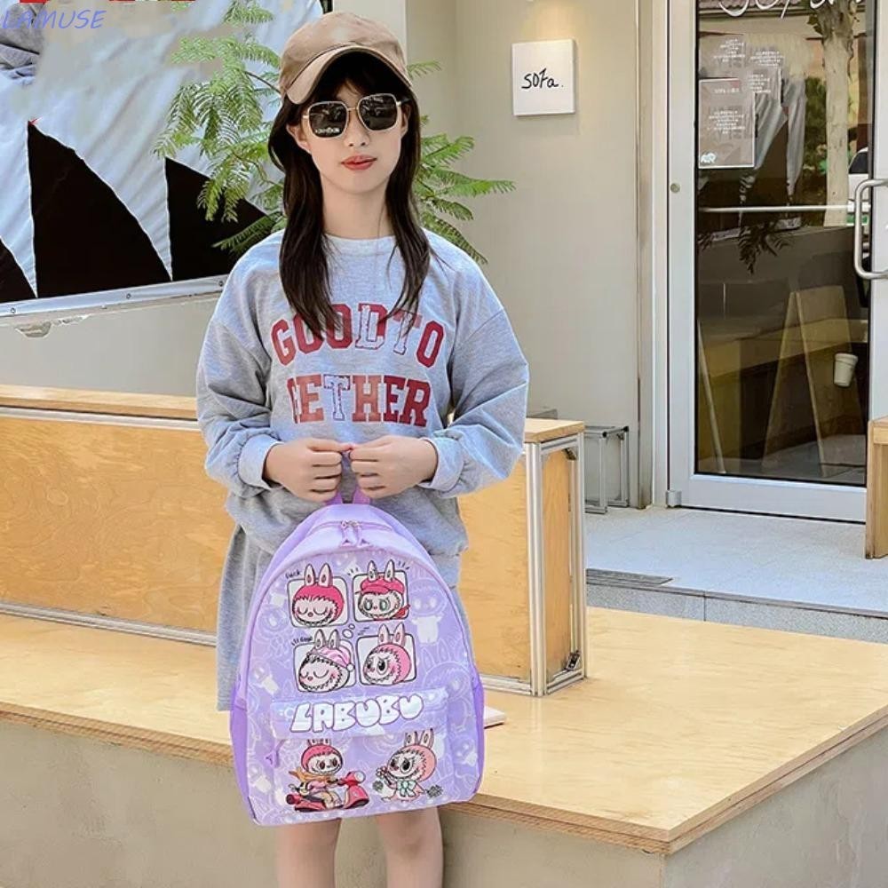 Lamuse Cross Dressing Labubu Bag,สายรัดปรับได้ Full Color Labubu ...