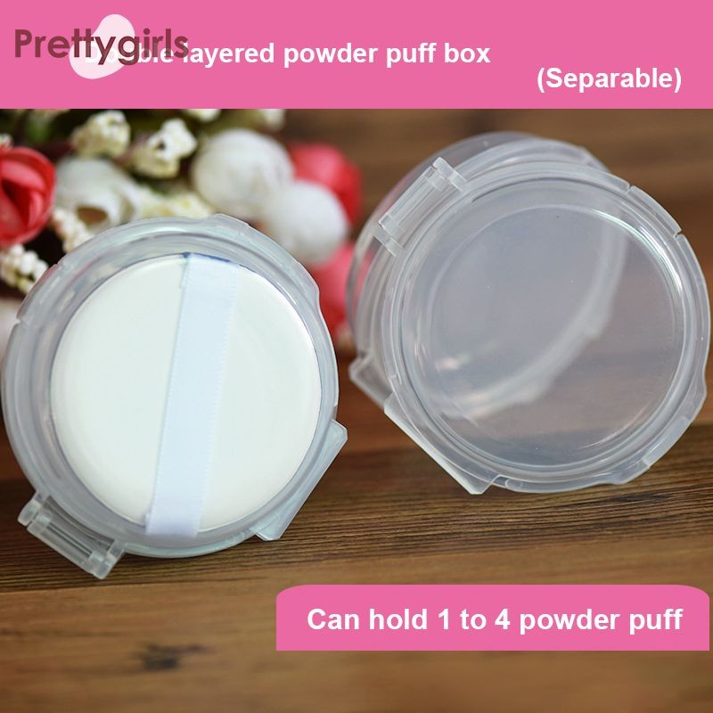 PY.thAir Cushion Powder Puff Box Double-layer Detachable Powder Puff ...