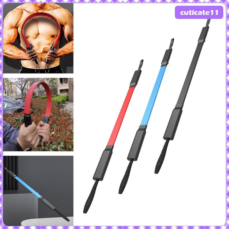 [Cuticate1] Power Bar ไฟเบอร์กลาส Body Gym Chest Expander Shoulder ...