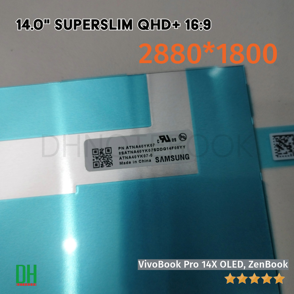 หน้าจอ LCD ATNA40YK07-0 สำหรับAsus ZenBook,VivoBook, Acer หน้าจอ LCD ATNA40YK07-0 สำหรับAsus ZenBook,VivoBook, Acer